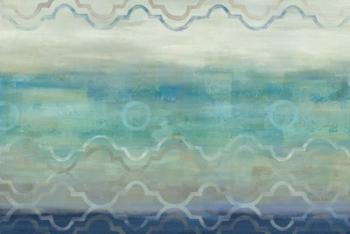 Abstract Waves Blue/Gray | Obraz na stenu