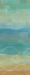 Abstract Waves Blue Panel II | Obraz na stenu