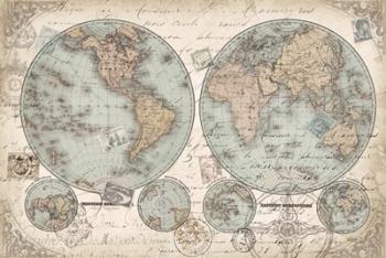 World Hemispheres | Obraz na stenu