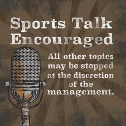 Sports Talk I | Obraz na stenu