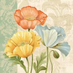 Pastel Poppies Multi I | Obraz na stenu