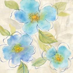 Blue Poppy Garden II | Obraz na stenu