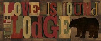 Love at the Lodge Panel | Obraz na stenu