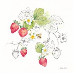 Berries and Bees II | Obraz na stenu