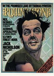 Jack Nicholson (illustration), 1975 Rolling Stone Cover | Obraz na stenu
