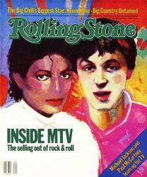 Michael Jackson and Paul McCartney (illustration), 1983 Rolling Stone Cover | Obraz na stenu