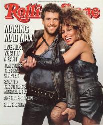 Mel Gibson and Tina Turner, 1985 Rolling Stone Cover | Obraz na stenu