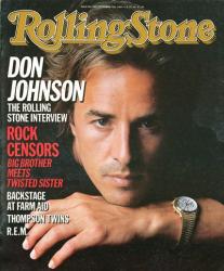 Don Johnson, 1985 Rolling Stone Cover | Obraz na stenu