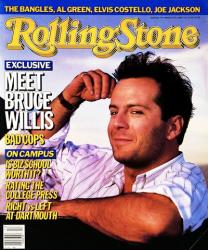 Bruce Willis, 1986 Rolling Stone Cover | Obraz na stenu