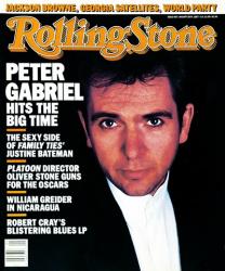 Peter Gabriel, 1987 Rolling Stone Cover | Obraz na stenu