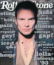 Sting, 1993 Rolling Stone Cover | Obraz na stenu