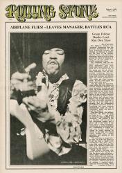 Jimi Hendrix, 1968 Rolling Stone Cover | Obraz na stenu