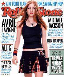 Avril Lavigne, 2003 Rolling Stone Cover | Obraz na stenu