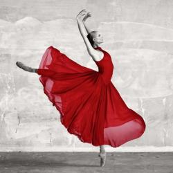 Ballerina in Red (detail) | Obraz na stenu