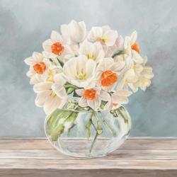 Fleurs et Vases Aquamarine II | Obraz na stenu