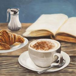 Cappuccino & Book | Obraz na stenu