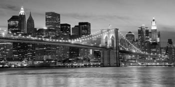Brooklyn Bridge at Night | Obraz na stenu