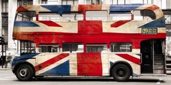 Union Jack Double-Decker Bus, London | Obraz na stenu