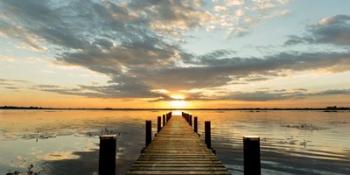 Morning Lights on a Jetty (detail) | Obraz na stenu