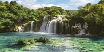 Waterfall in Krka National Park, Croatia | Obraz na stenu