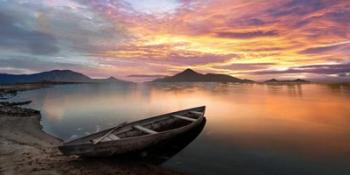 Sunset on a Lake, Scotland | Obraz na stenu