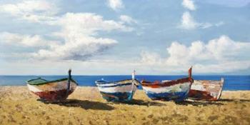 Boats on the Beach | Obraz na stenu