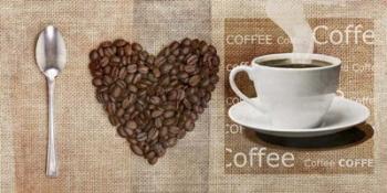 I Love Coffee | Obraz na stenu