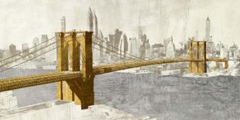 Gilded Brooklyn Bridge | Obraz na stenu