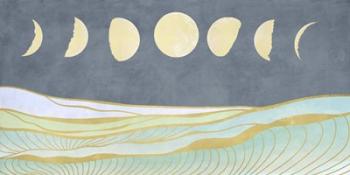 Moon and Tidal Waves | Obraz na stenu