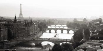 Bridges over the Seine River, Paris | Obraz na stenu