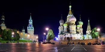 Red Square at Night, Moscow | Obraz na stenu
