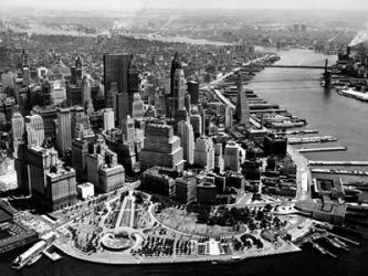 Aerial View of Manhattan | Obraz na stenu