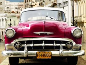 Classic American Car in Habana, Cuba | Obraz na stenu