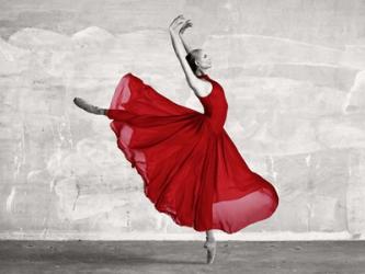 Ballerina in Red | Obraz na stenu