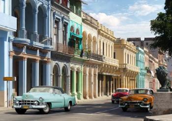 Avenida in Havana, Cuba | Obraz na stenu