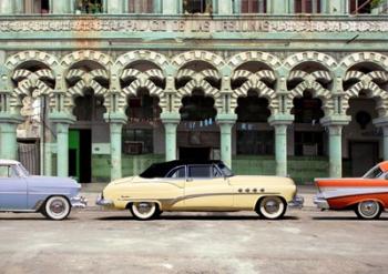 Cars parked in Havana, Cuba | Obraz na stenu