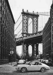 By the Manhattan Bridge (BW) | Obraz na stenu