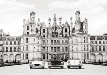 Vintage Roadsters at French Castle | Obraz na stenu