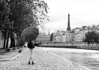 Quai de la Seine (BW) | Obraz na stenu