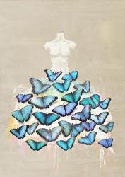 Dress of Butterflies II | Obraz na stenu