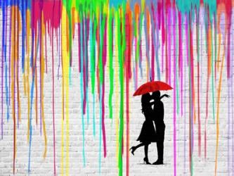 Romance in the Rain | Obraz na stenu