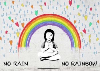 No Rain No Rainbow | Obraz na stenu