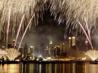 Fireworks on Manhattan, NYC | Obraz na stenu