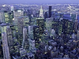 Manhattan Skyline at dusk, NYC | Obraz na stenu