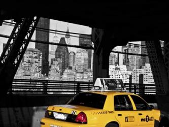 Taxi on the Queensboro Bridge, NYC | Obraz na stenu