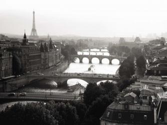 Bridges over the Seine River, Paris | Obraz na stenu