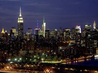 Midtown Manhattan at Night 1 | Obraz na stenu