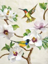 Magnolia and Birds | Obraz na stenu