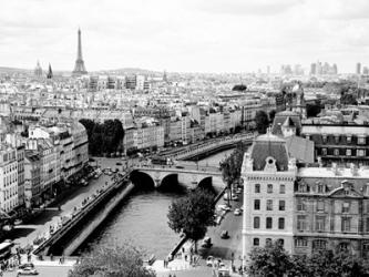 View of Paris and Seine River | Obraz na stenu