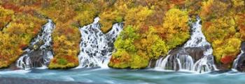 Hraunfossar Waterfall, Iceland | Obraz na stenu